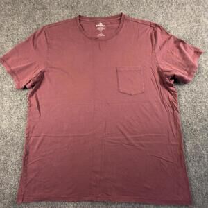Bombas Men's Short Sleeve T-Shirt XL Maroon #1679‎